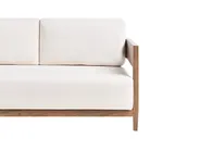Gartensofa 3-Sitzer SAMPIERI Metall Braun_1007019
