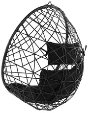 Hanging Chair ALATRI PE Rattan Black_791452