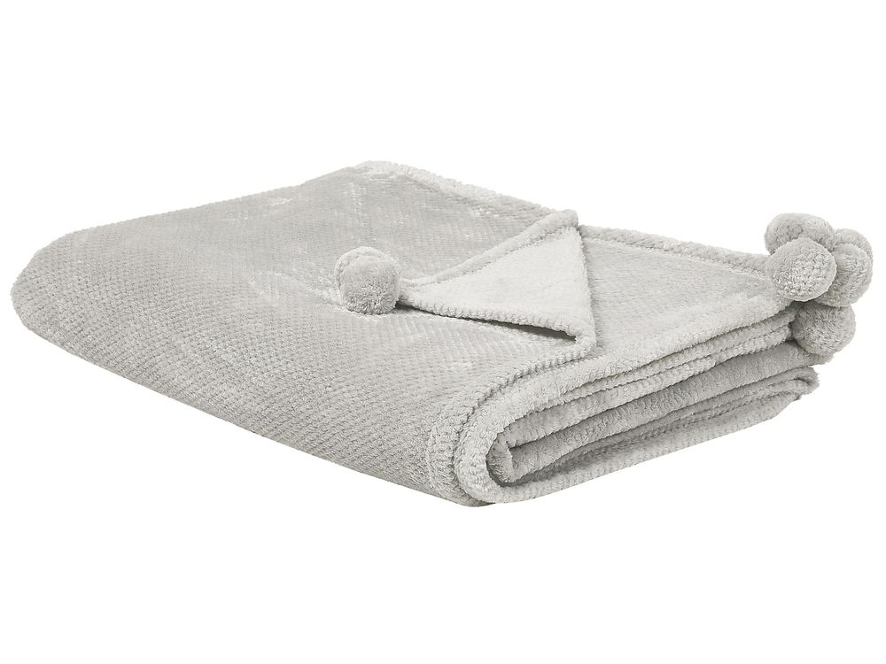 Blanket SAITLER 200 x 220 cm Light Grey