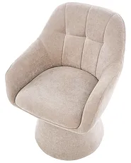 Eetkamerstoel LIVONIA Chenille Lichtbeige_1118626