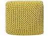 Pouf CONRAD Baumwolle Gelb