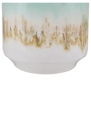 Blumenvase CYME 15 cm Steinzeug Mintgrün_810722