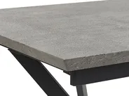 Ausziehbarer Esstisch BENSON Hellgrau 140/180 cm 80 cm_790580