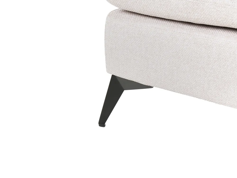 Right-Hand Chaise Longue SIEVOZ Fabric Light Beige_978599