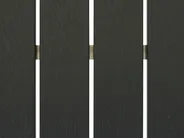 Gartenmöbel Set mit Bänken 6-Sitzer NARDO Schwarz / Silber_862912