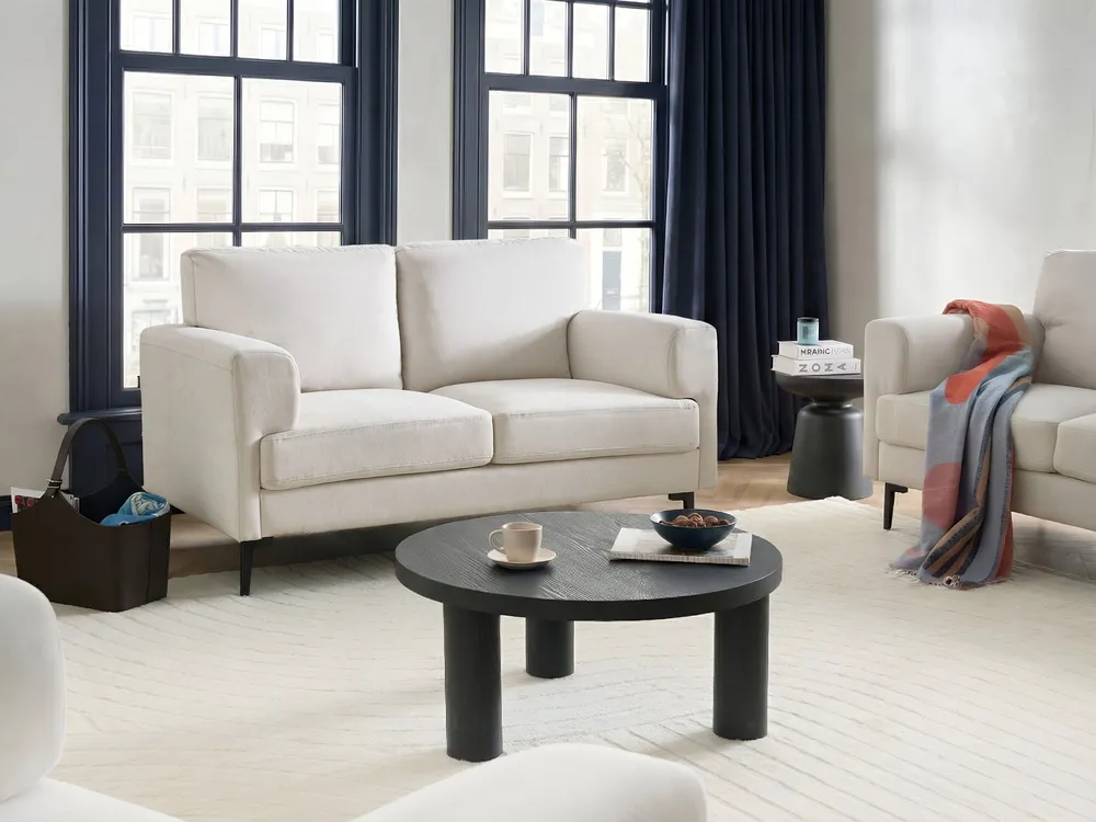Sofa Set 6-Sitzer LOUSTO Stoff Hellbeige_1046221