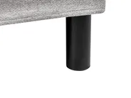 Boxspringbett Stoff COUNTESS 180 x 200 cm Hellgrau_1054579