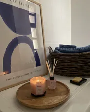 Scented Candle with Fragrance Reed Diffuser CLASSY TINT Soy Wax Fruity Notes_972893