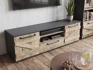 TV Stand SALTER Brown/ Black_1177938