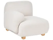Modulsofa 3-Sitzer AMLI Bouclé Cremeweiß_1070077