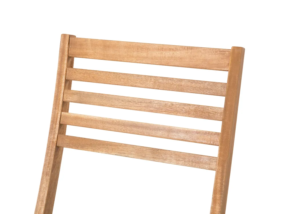 Bistro Set klappbar FIJI Akazienholz Hellbraun_680145