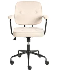 Schreibtischstuhl PAWNEE Stoff Hellbeige_1057386