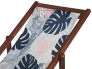 Ersatzstoff für Sonnenliege 2er Set ANZIO/AVELLINO 113 x 44 cm Blau_819917