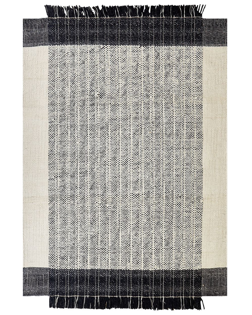 Rug KETENLI White 160 x 230 cm Wool