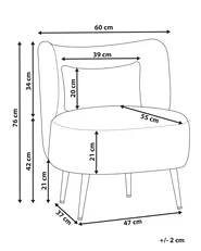 Sessel OTSBY II mit Kissen Bouclé Grün_942064