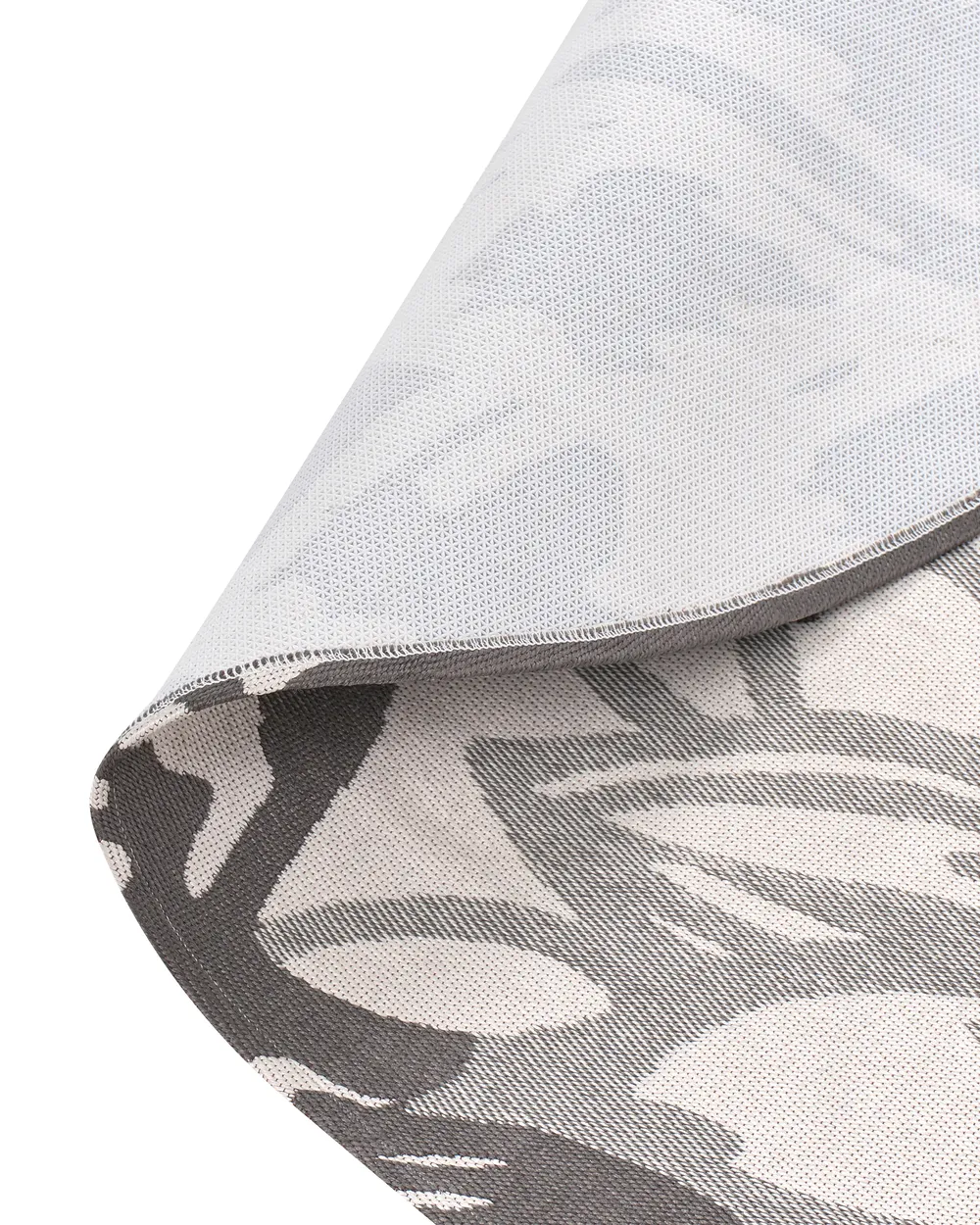 Outdoorteppich SOLAPUR Grau ø 120 cm_992441