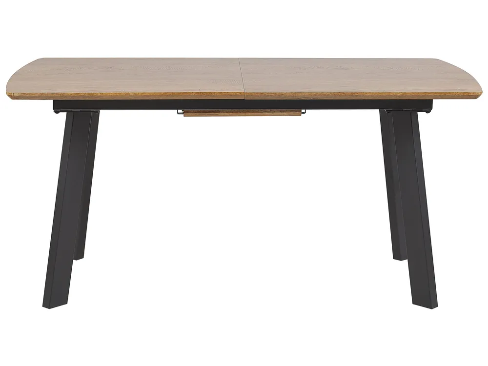 Ausziehbarer Esstisch SALVADOR Dunkelbraun 160/200 cm 90 cm_785997