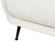 Sofa Set 3-Sitzer EIBY Chenillegewebe Weiß_1004354