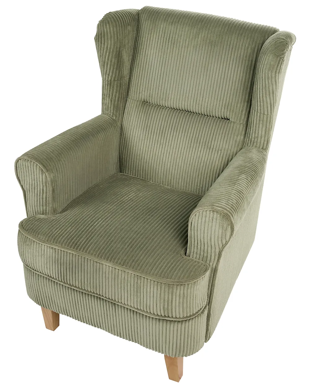 Ohrensessel ABSON Cord Grün_1185977