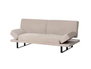 Sofa Bed 2 Seater YORK Chenille Light Beige_1009214