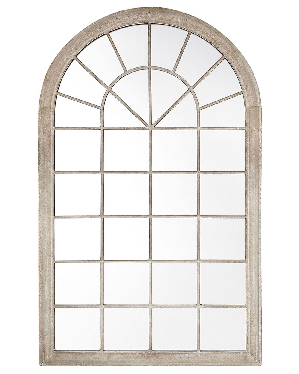 Wandspiegel TREVOL 77 cm 130 cm Metaal Beige