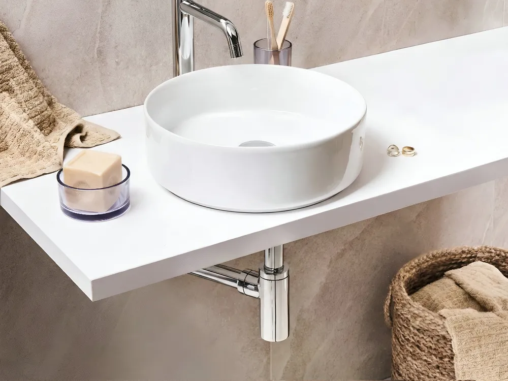 Flaschensiphon mit Click-Clack-Ventil MAFREDI Messing Silber