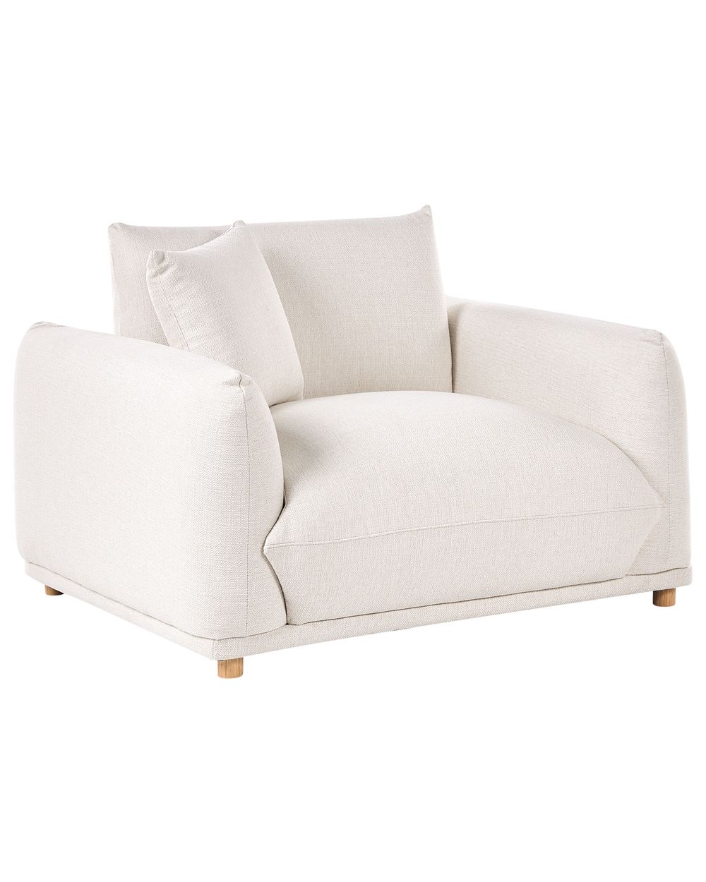 Armchair LUVOS Fabric Off-White