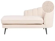 Right-Hand Chaise Longue ALLIER Boucle Light Beige_879211
