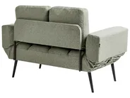 Schlafsofa 2-Sitzer BREKKE Stoff Hellgrün_1068051