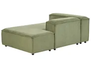 Linksseitige Chaiselongue ARDAL Cord Grün_947340