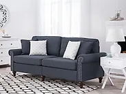 Sofa 3 Seater OTRA Fabric Dark Grey_1177535