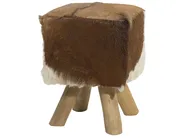 Hocker DALTON Echtleder Braun_328702