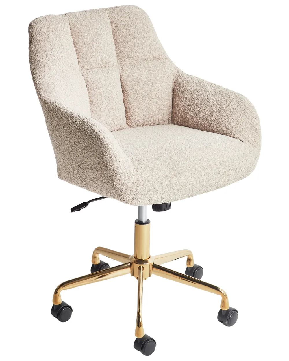 Schreibtischstuhl PALMDALE Bouclé Beige_949065