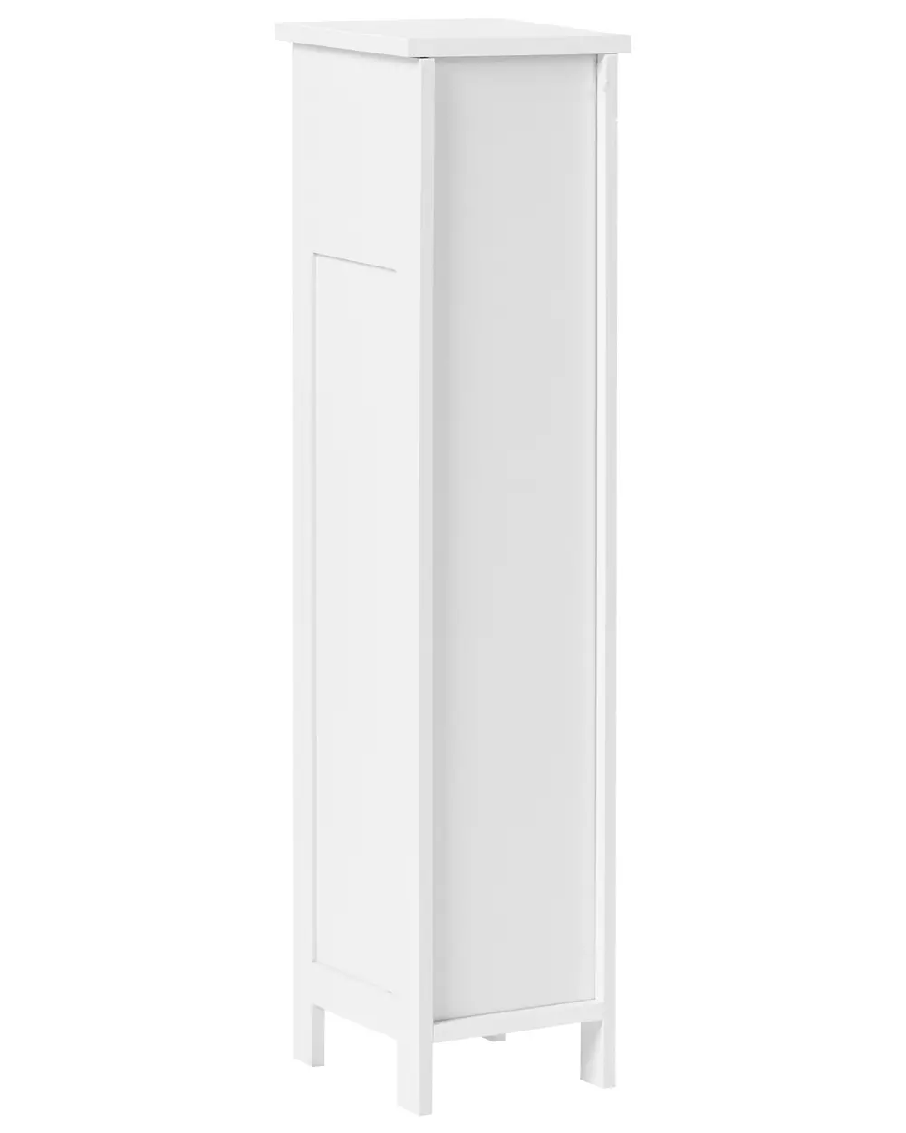 Toilet Paper Cabinet OLATHE Bamboo Wood White_1031715
