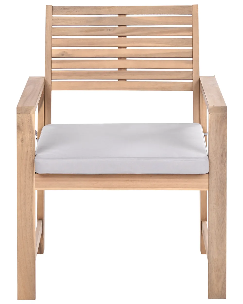 Lounge Set mit Tisch 4-Sitzer FIAMES zertifiziertes Akazienholz Grau_1049537