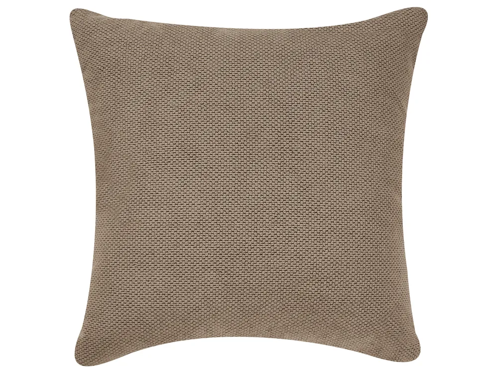 Sofa 3 Seater GINNERUP Fabric Brown_1035489