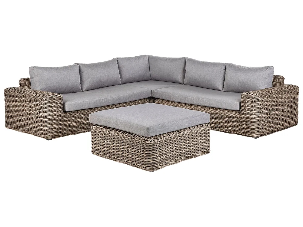 Outdoor Kissenbezug Set PALERMO Grau_1050499