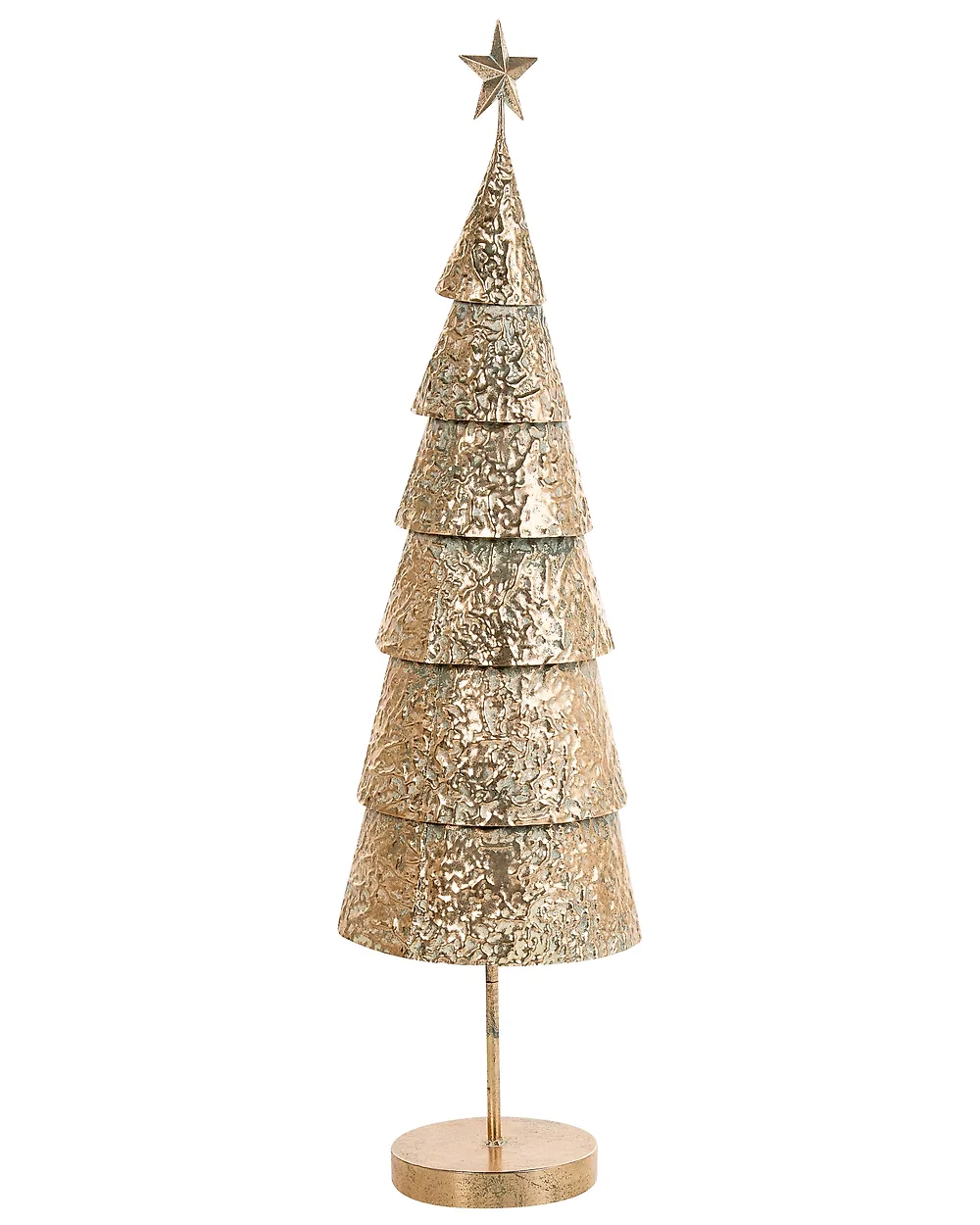 Christmas Decoration PORVOO 110 cm Christmas Tree Gold_1170949