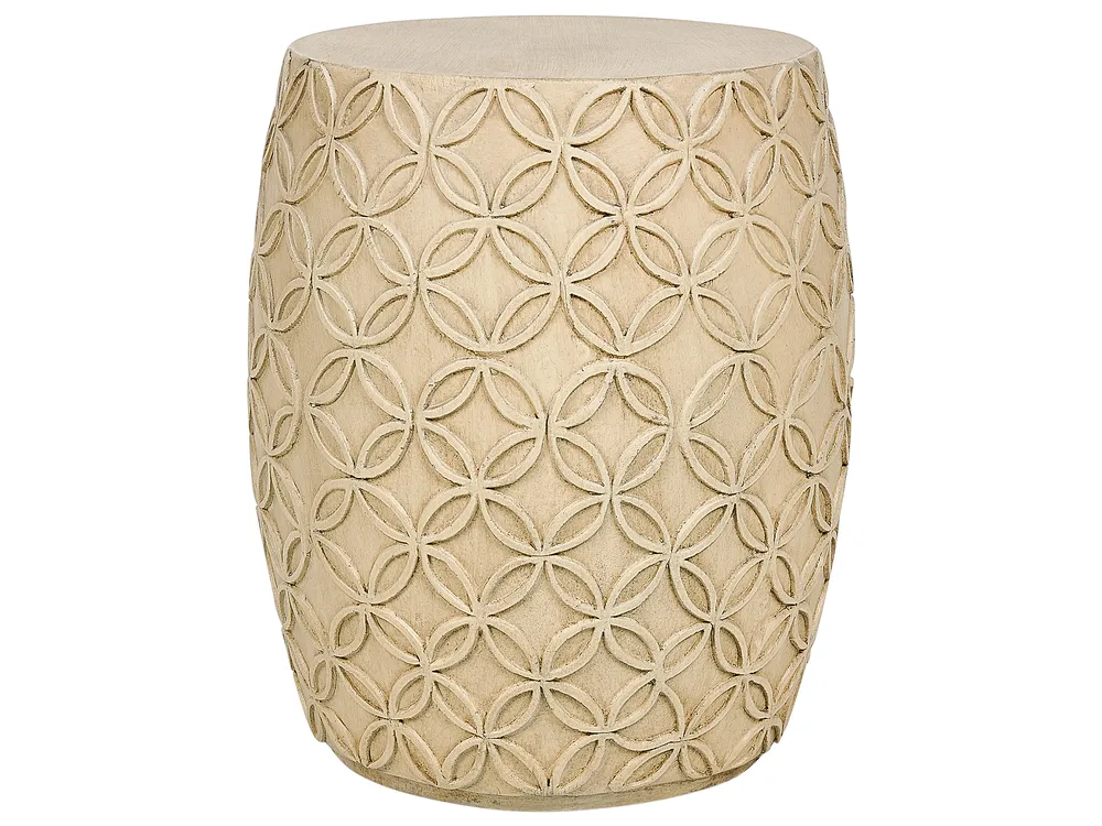 Beistelltisch ZOGNO 33 cm 33 cm Hellbeige