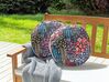Gartenkissen 2er Set CASTELARO Blumenmuster 40 x 40 cm Bunt
