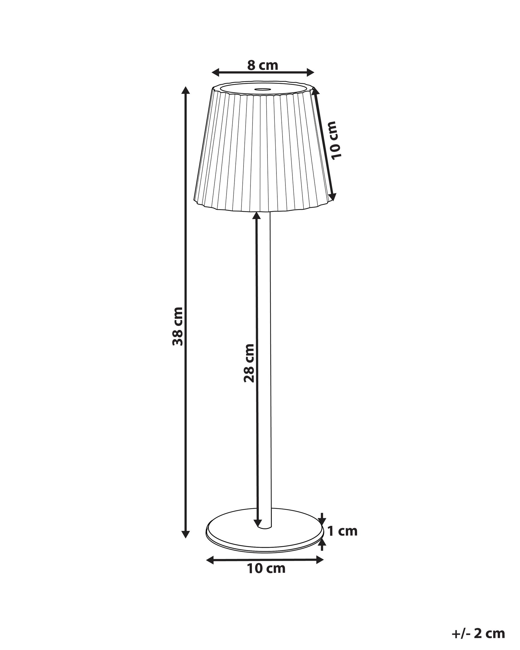 Tischlampe POMBEIRO Metall Pastellrosa_935303