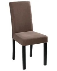 Set of 2 Dining Chairs BROADWAY Brown_1027108