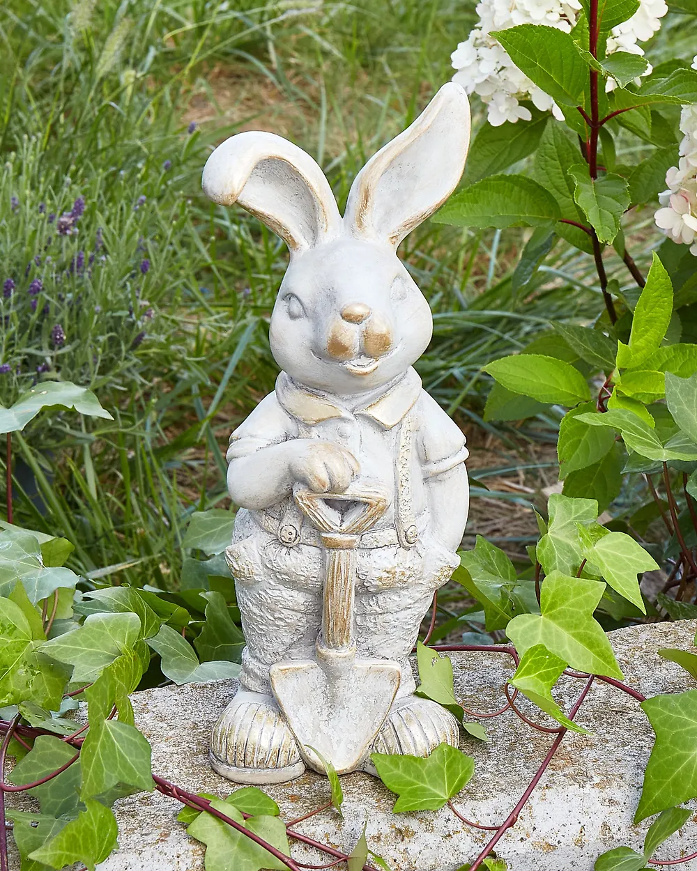 Gartenfigur SIMARD 36 cm Weiß_1183483
