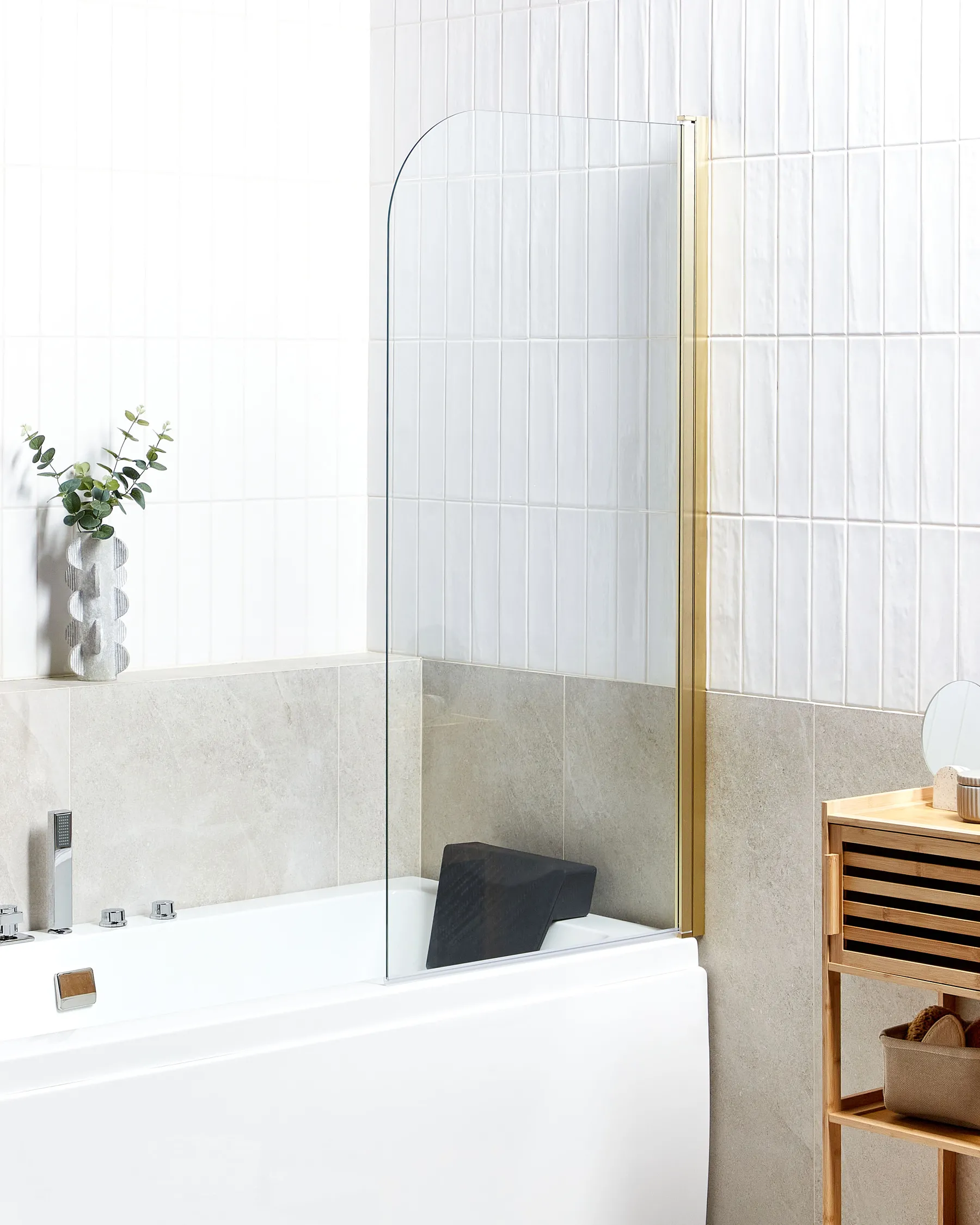 Badewannenaufsatz LAPAN 140 x 70 cm Gold_944150