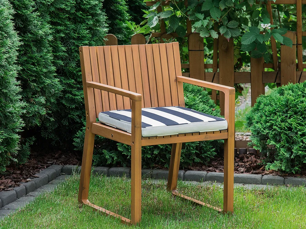 Gartenstuhlkissen SASSARI 46 x 46 cm Marineblau