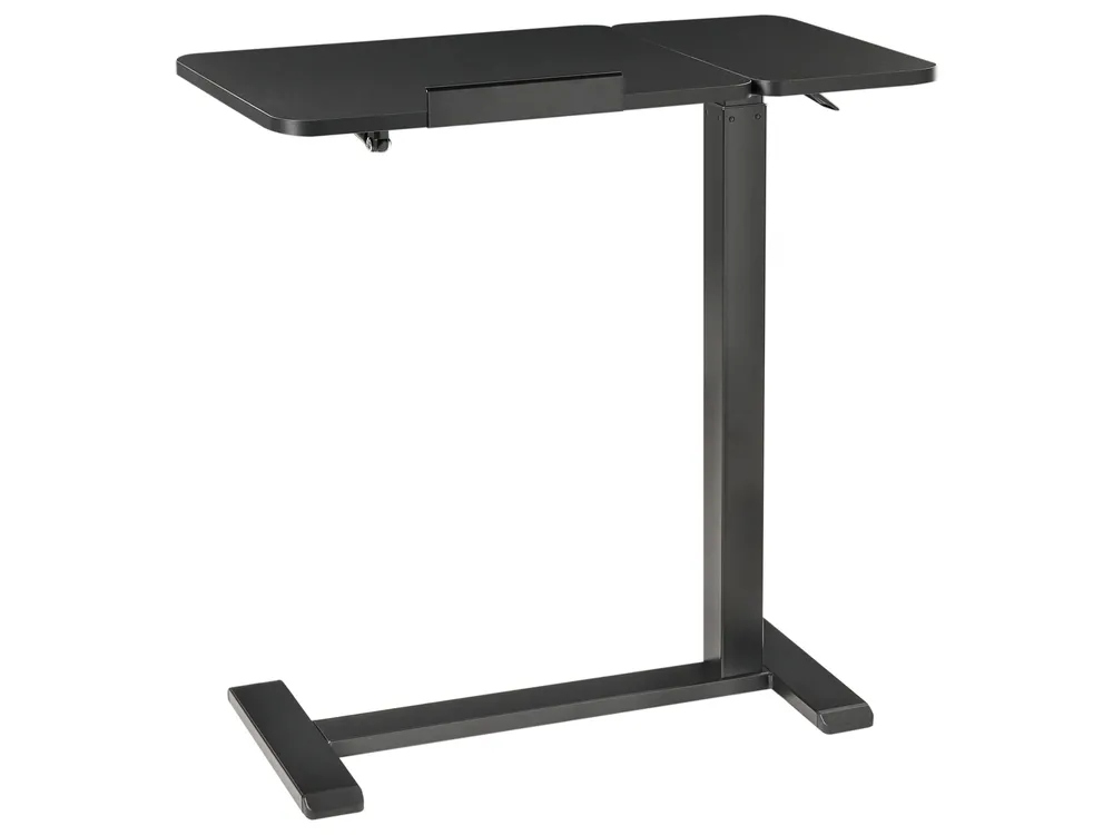 Laptoptisch manuell höhenverstellbar SCHOLA 70 cm 40 cm Schwarz_1015066