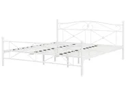 Bett mit Lattenrost Metall RODEZ 180 x 200 cm Weiß_740622