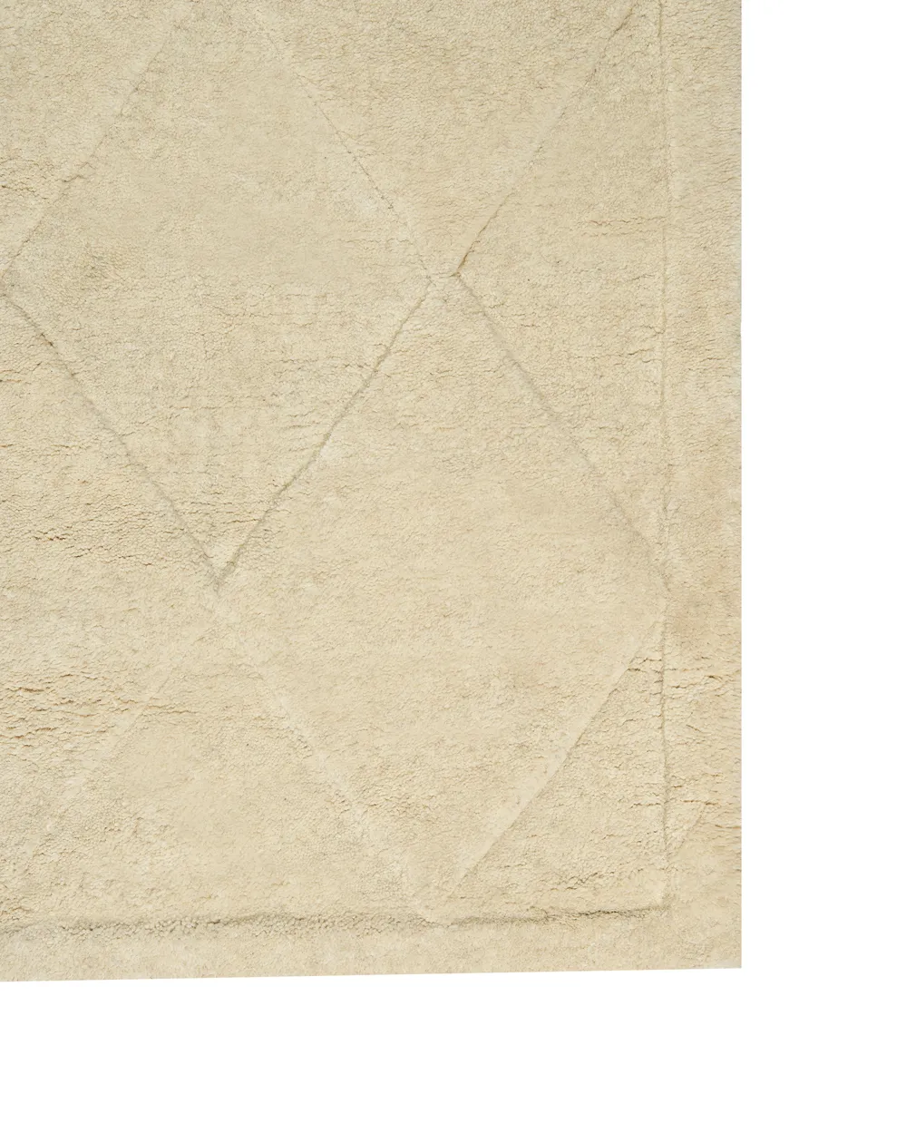 Teppich LUNARA Hellbeige 200 x 300 cm Wolle_1144356