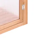 Balkongewächshaus VOLVERA 67 cm 49 cm Tannenholz Hellbraun_1024153