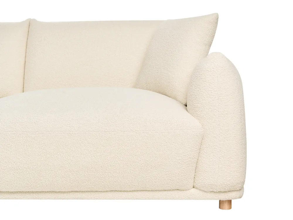 Sofa Set 5-Sitzer JUBEK Bouclé Cremeweiß_1078394